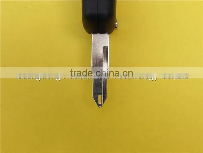 Factory Wholesale Flip Folding keyless blank 2 button remote key blank 206 blade Peugoet