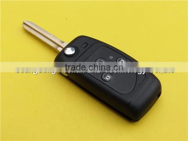 Top Seller Toyota Car remote key 3 button flip key shell blank case Toyota remote key