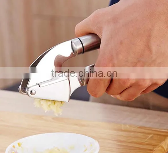 New Home Kitchen Tool Stainless Steel Garlic Press AM000830