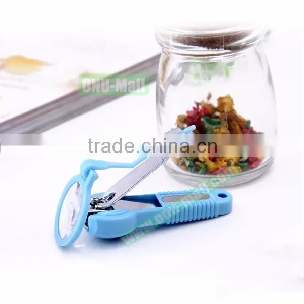 Wholesale Stainless Steel Manicure Pedicure Nail Clipper Cutter with Magnifier