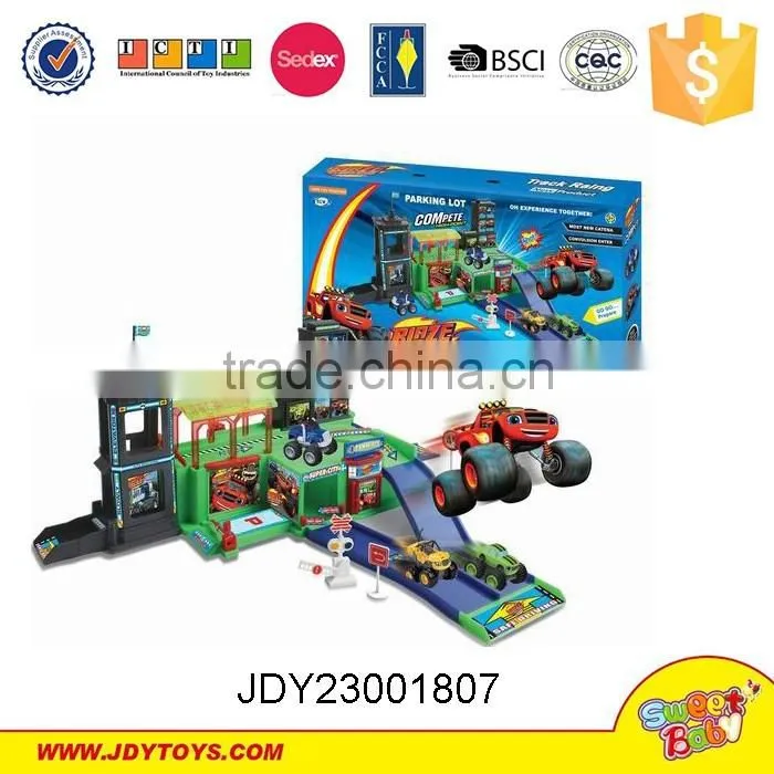 Hot plastic DIY Parking toys,education toys,2016 new play toys set