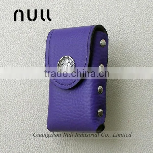 wholesale genuine leather tourist souvenir cigarette case