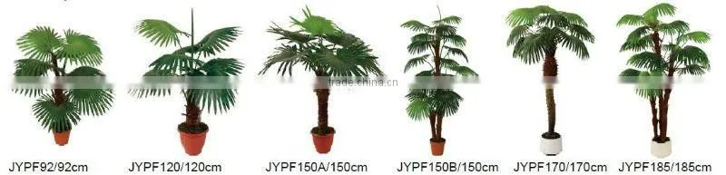 Mininature artificial fan palm tree for residence decor