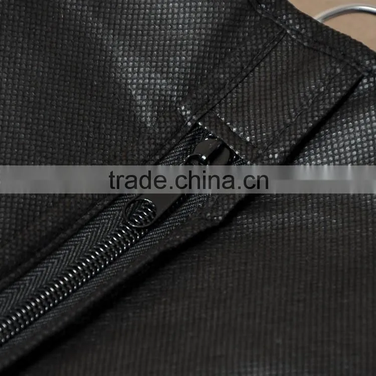 Wholesale black dust welt pocket bag for handbag