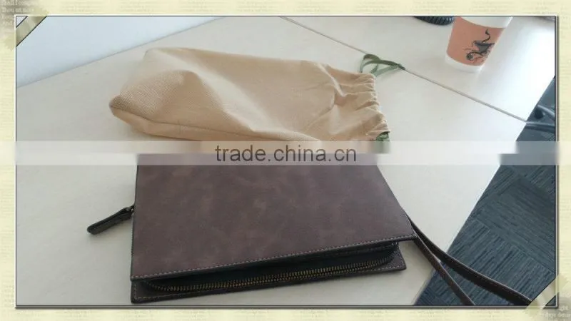 vintage style custom good craft multi-pocket Leather Card holder