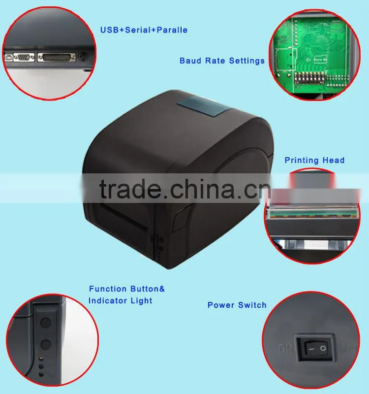 Transfer Thermal Label Barcode printer