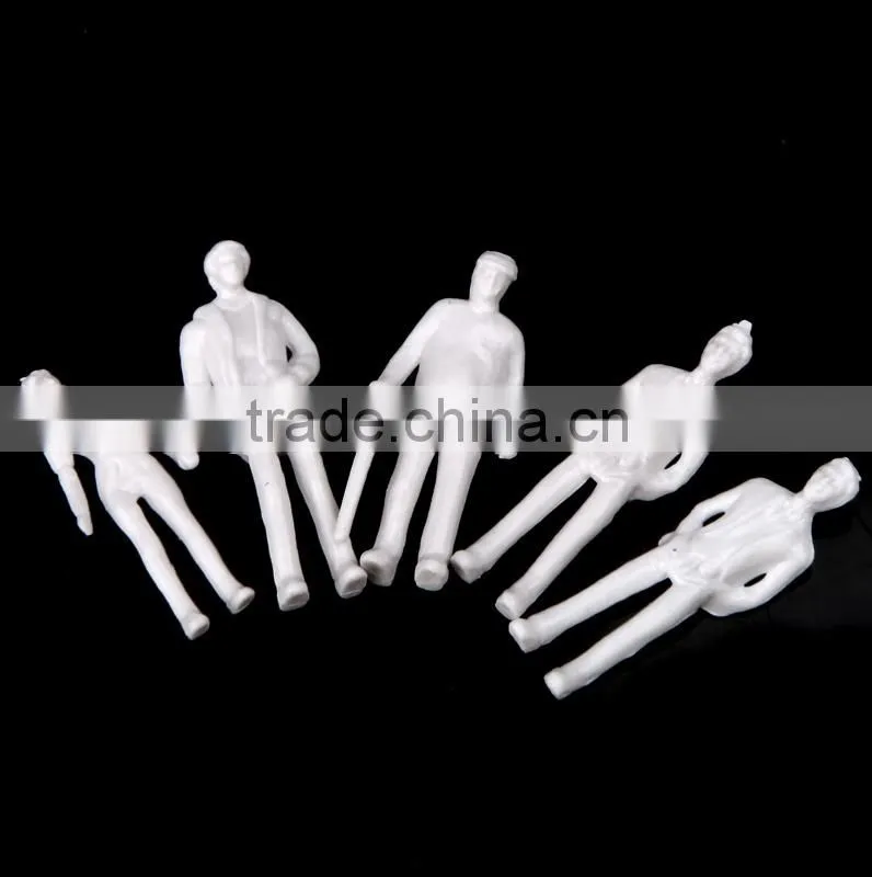 artificial model human white figure, scale models figure, model white resin figure for 1/50