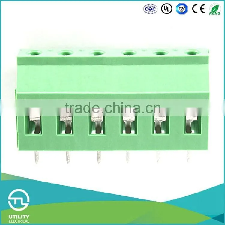 UTL Fast Selling Cheap Products Euro Connector Pluggable Screw PCB Terminal Block 7.62mm Pitch 1000V