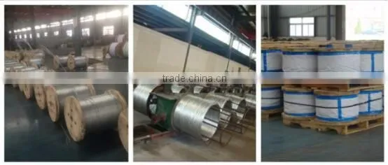 1.68mm/1.93mm/2.67mm/3.09mm/3.37mm/3.66mm Galvanized Steel Core Wire for ACSR Conductor