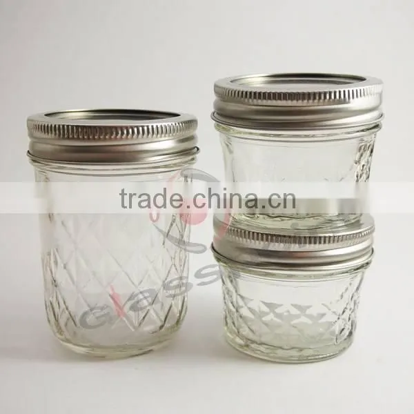 1000ml canning glass jars with mason jar lid