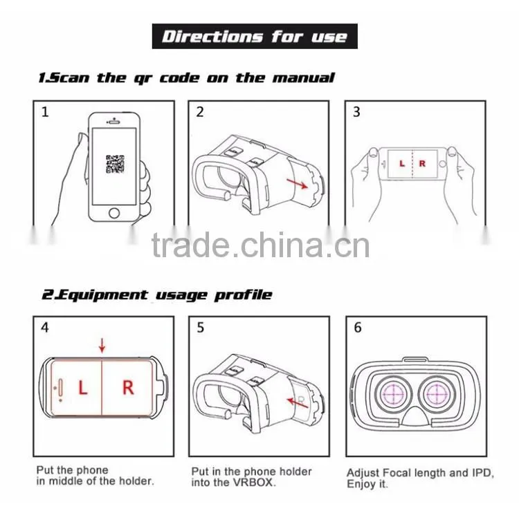 Vr Headset 3d Glasses Vr Box 3d Glasses For Android And Ios