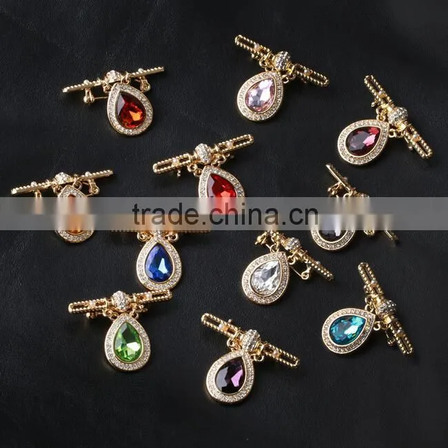 Vintage Multicolor Big Cheap Crystal diamond brooch