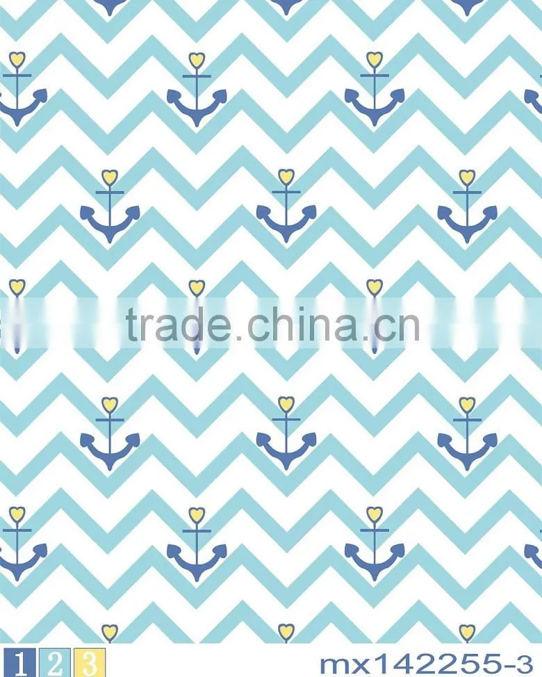 wave anchor print nylon spandex lycra fabric suppliers