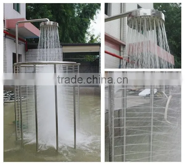 swimming pool outdoor shower for whole body bath