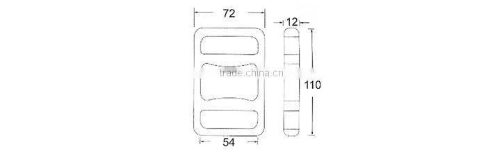 one way forged lashing buckles