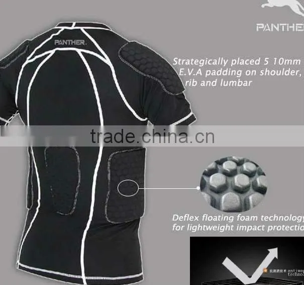 Sublimation Soccer Compression Padding Jerseys