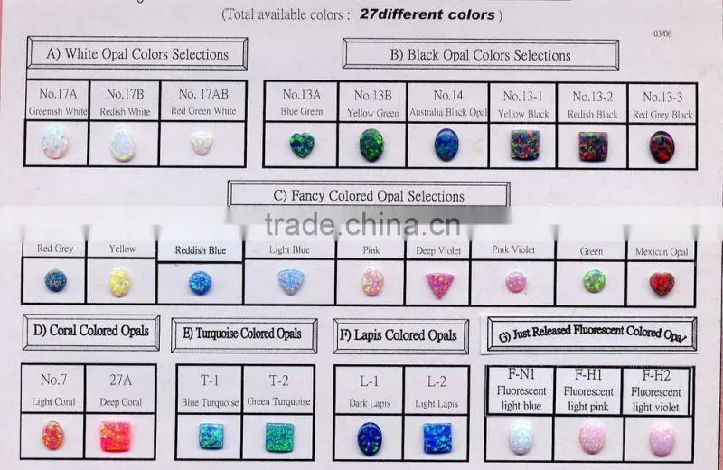 oval opal cabochon cut -similar natural created opal
