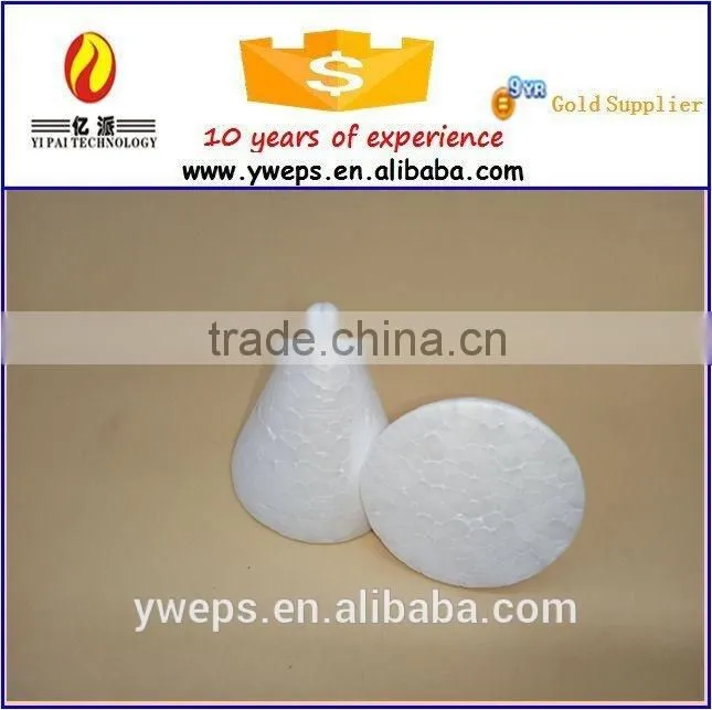 Hot sale EPS material polyfoam decoration cone model
