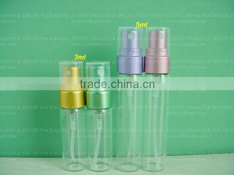 Tester glass bottle 5ml,sprayer