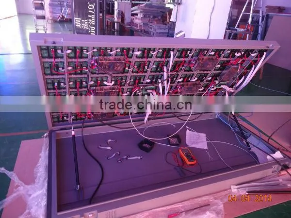 3ftx6ft P10 LED wall mounted single or double side outdoor advertising billboard panel