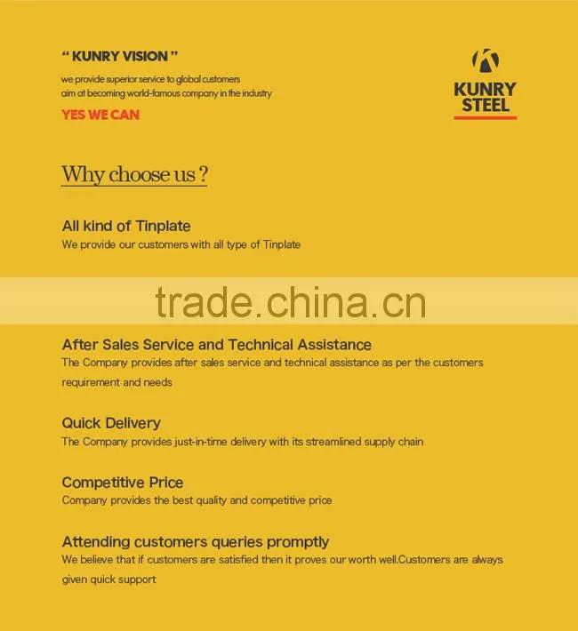 Tin free steel coil Tinplate Coil TFS