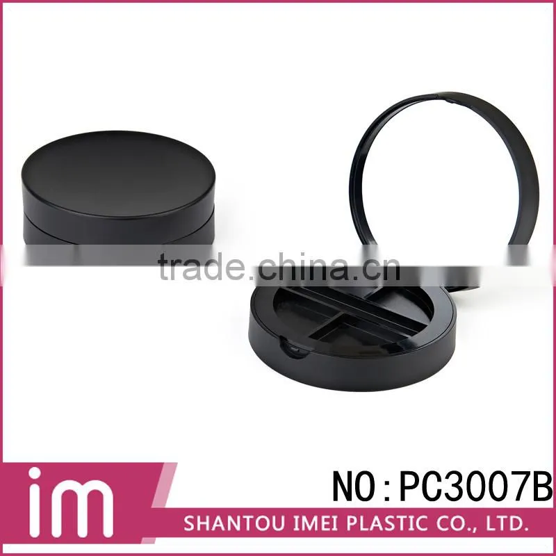 Four celss-Matte black eyeshadow powder palette display case