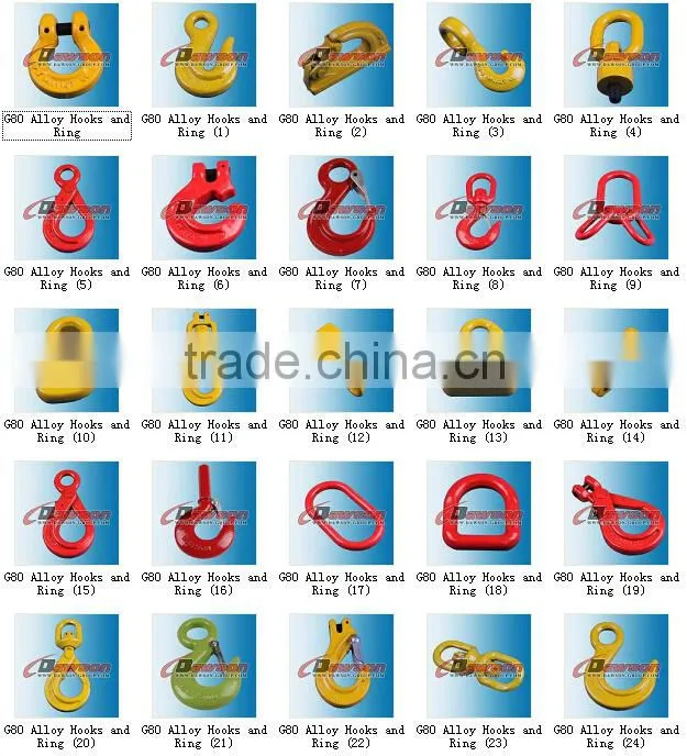 DS108 G80 Forged Alloy Steel Sorting Hook