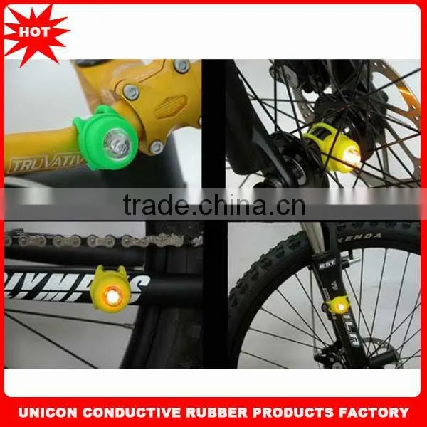 high quality silicone led bicyle lights