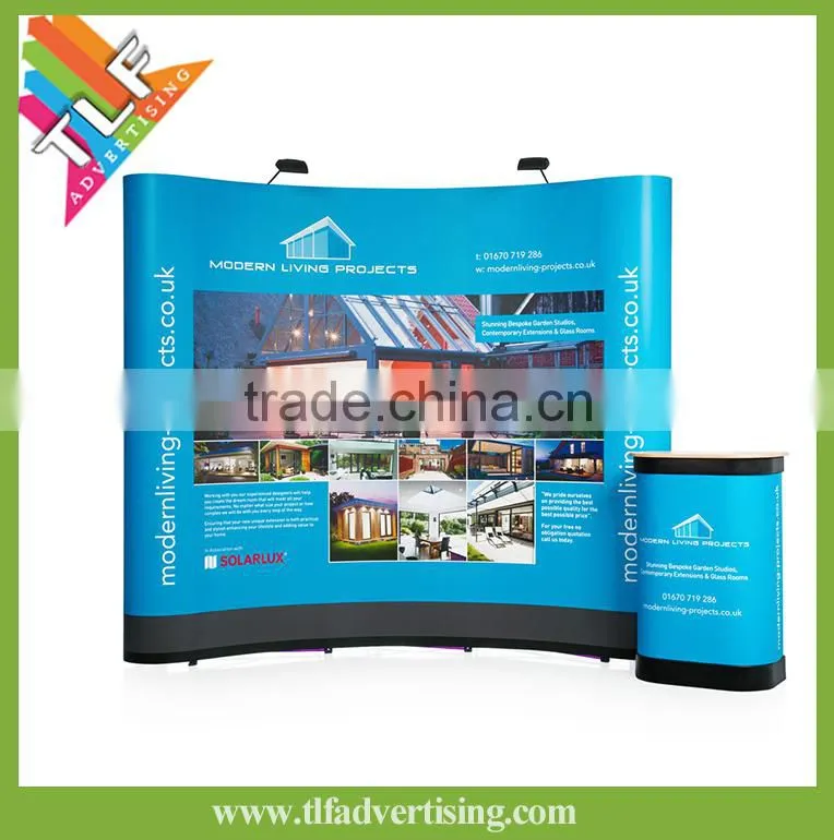 Exhibition Display Aluminum Frame magnetic pop up display for sale