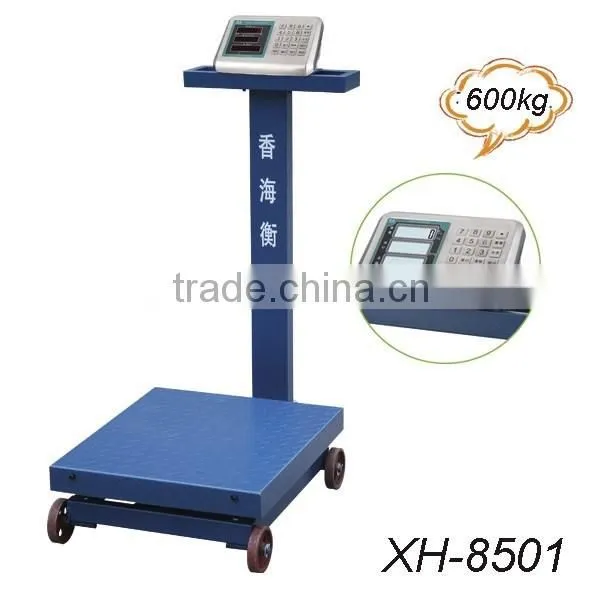 Heavy Duty Digital Platform Wheeled Weighing Scale 500kg
