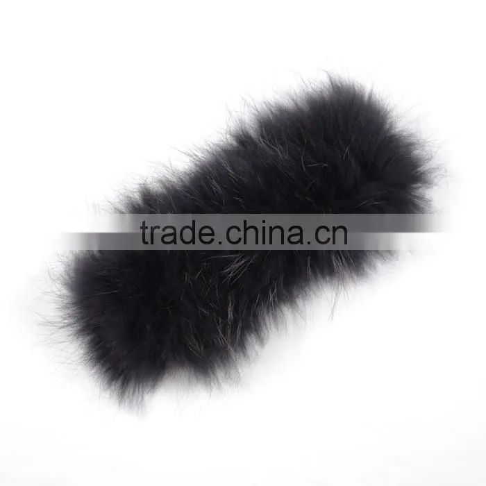 Ladies raccoon fur headband/knitted fur headband KZ150124