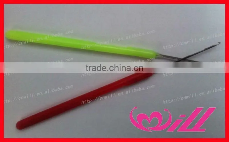 micro rings loop tool loop threader pulling needle used with hair plier and beads for human hair feather extension tools