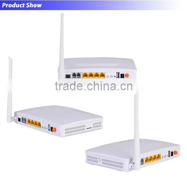 4GE+2FXS+USB Port+WiFi FTTH EPON ONU Wireless Triple Play Device Supported WEB, CLI, TR069