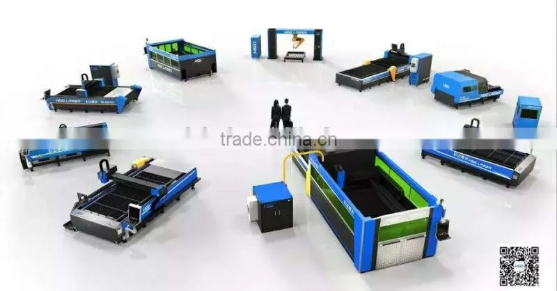 500W fiber laser cutting machine with Raycus/IPG/ROFIN laser source