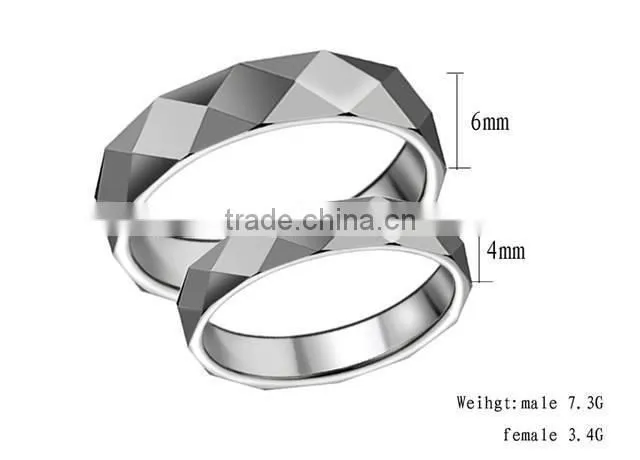 KSTONE Free Engrave Customize Tungsten Woman Man's wedding Rings Couple Rings