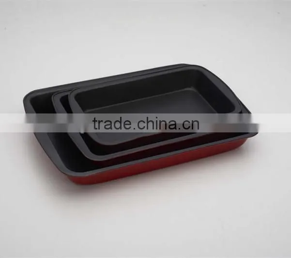 OEM carbon steel bakeware nonstick metallic cookie pan