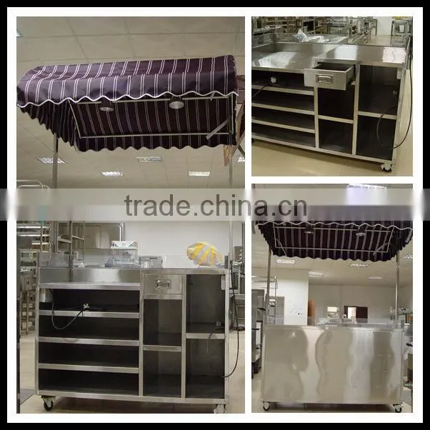 mobile hamburgers carts fast food vending truck cart for crepe maker sale