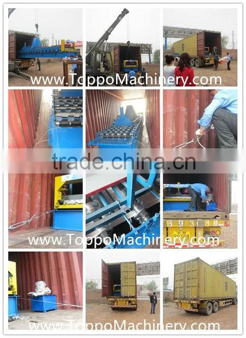 Glazed Aluminum Metal Roof Ridge Cap Roll Forming Machine