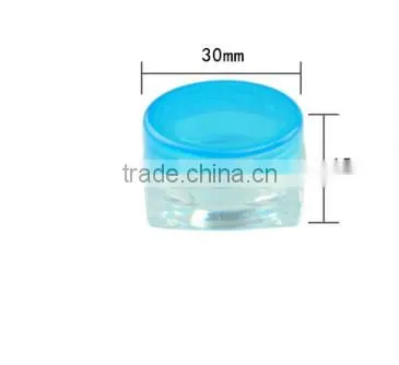 5g Rose Plastic jar container with plastic lid cap