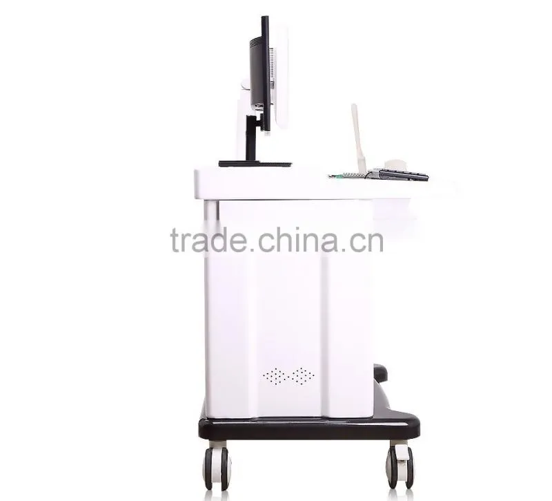 Portable Digital 15" LCD Trolley Ultrasound Scanner price with Workstation
