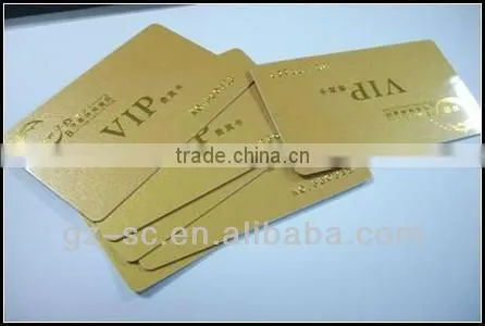 embossing sequential number plastic card