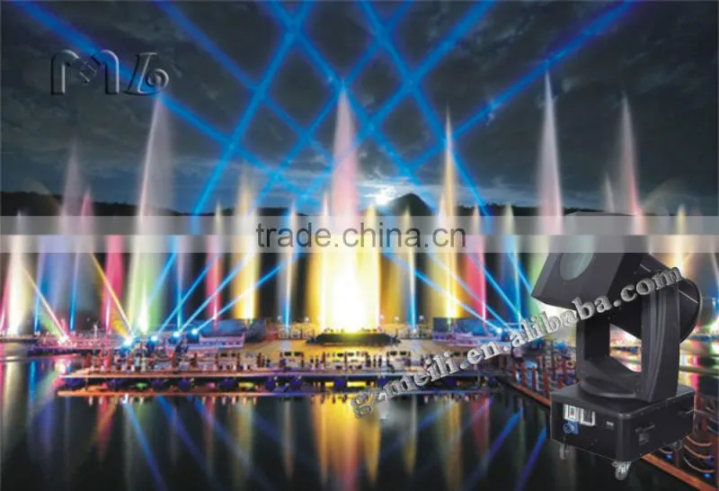 outdoor moving head changing color search lighting