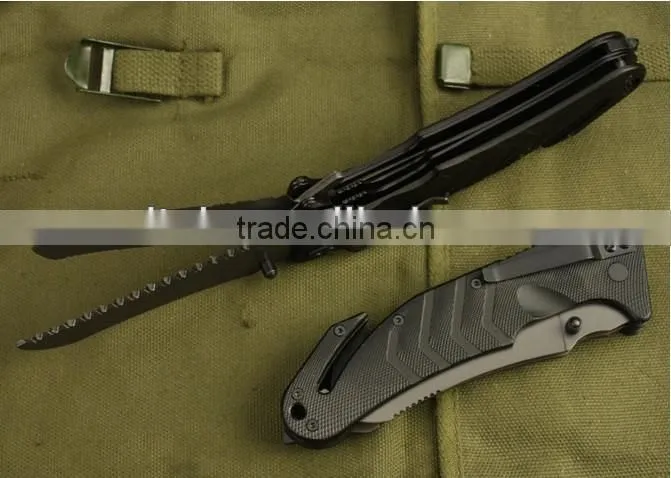 OEM double blade survial knife clasp knife yangjiang knife