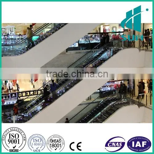 Step width 800mm 35 degree VVVF escalator price