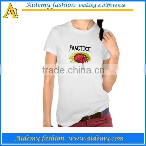 Ladies wholesale branded trendy 100% cotton wholesale blank maternity t shirts
