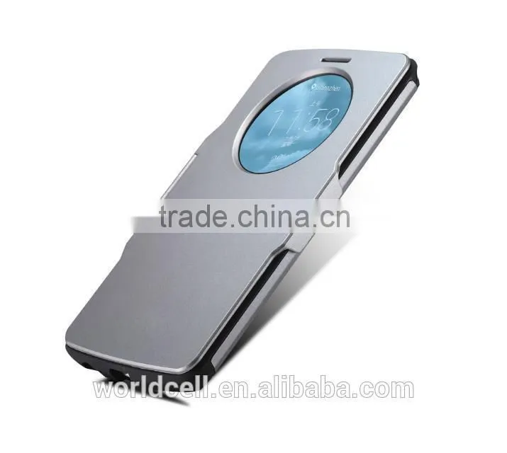Factory price dormancy caller ID disply mobile phone cover for LG G3
