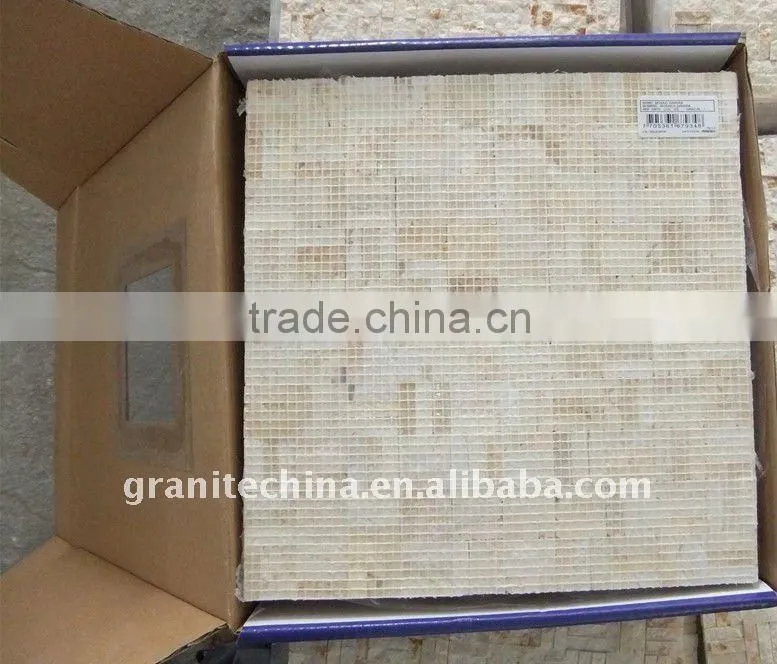 glass mix stone mosaic