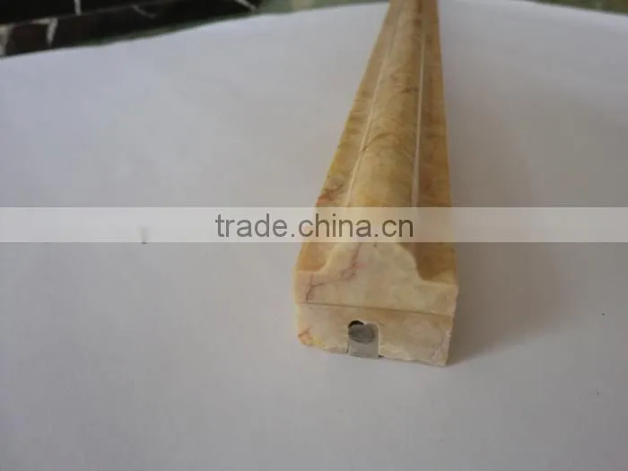 Emperador dark marble pencil molding