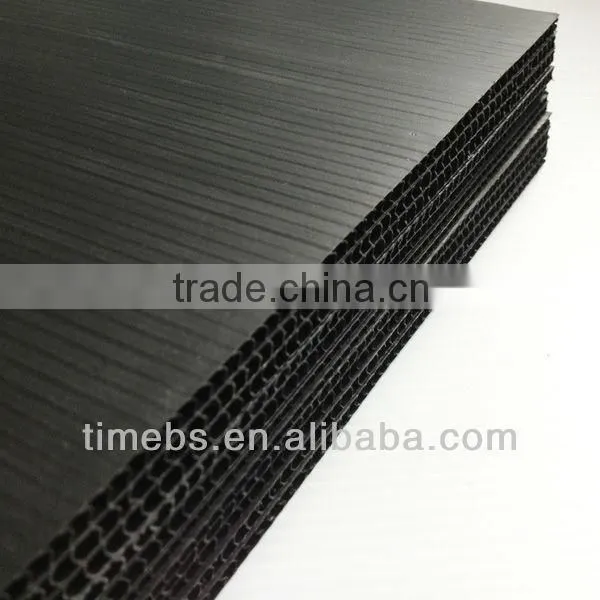 ESD antistatic corrugated plastic sheet