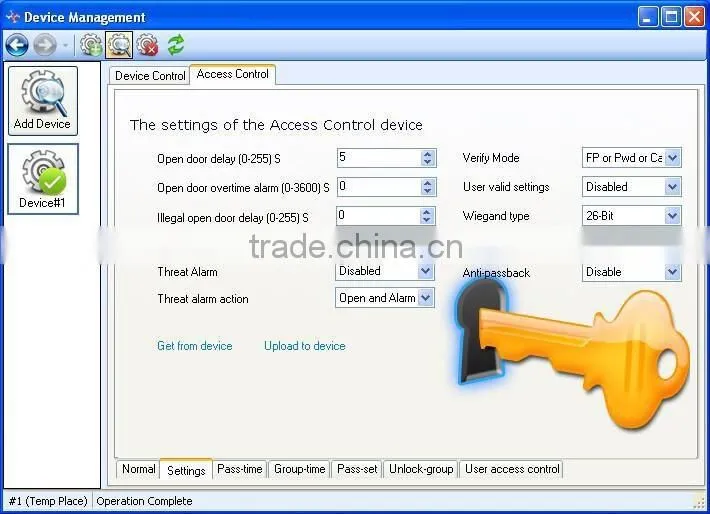 Ethernet Linux Advanced biometric RFID Solutions p2p access control China manufature (JYF-F211)